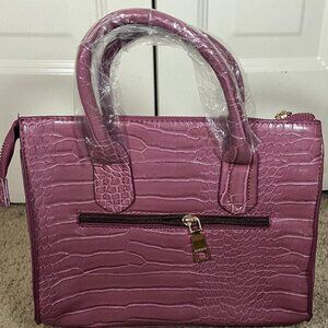 Burgundy bebe purse